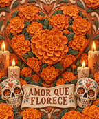 Amor que Florece blanket, full design