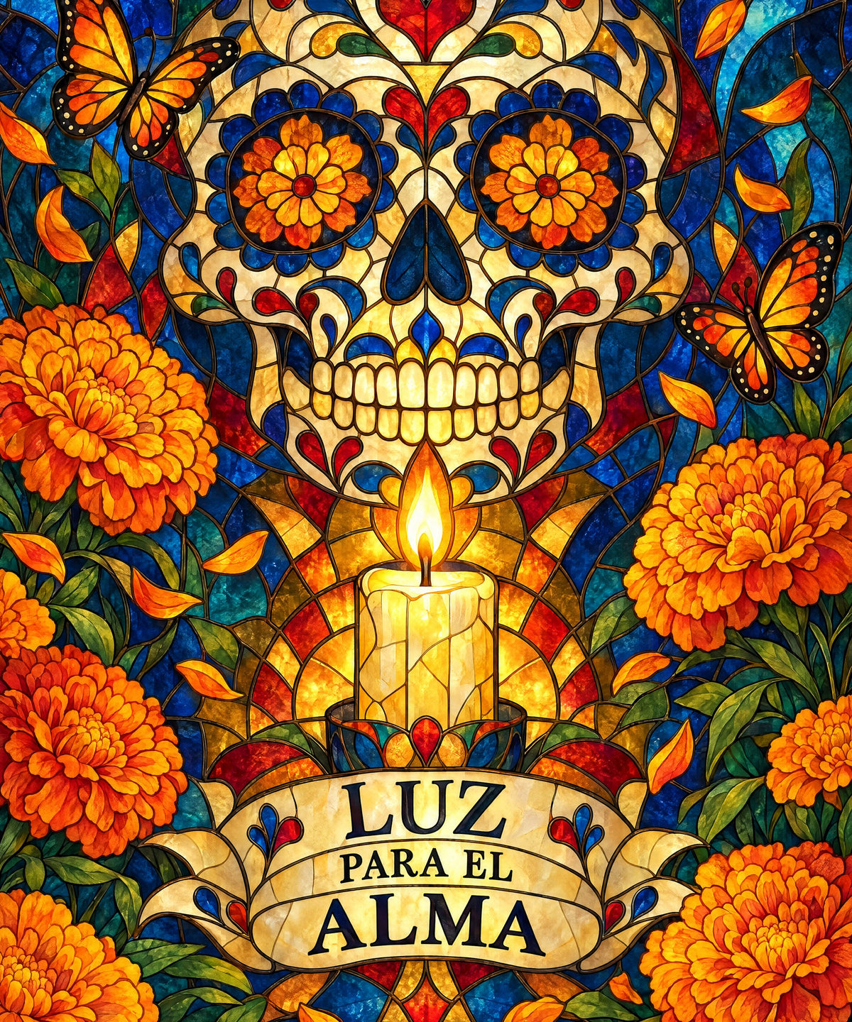 Luz para el Alma blanket, full design