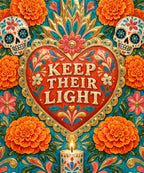 Keep Their Light blanket, full design