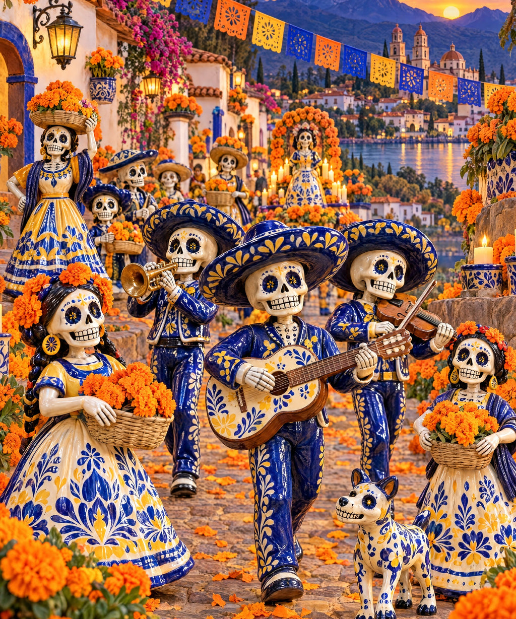 Talavera Parade blanket, full design