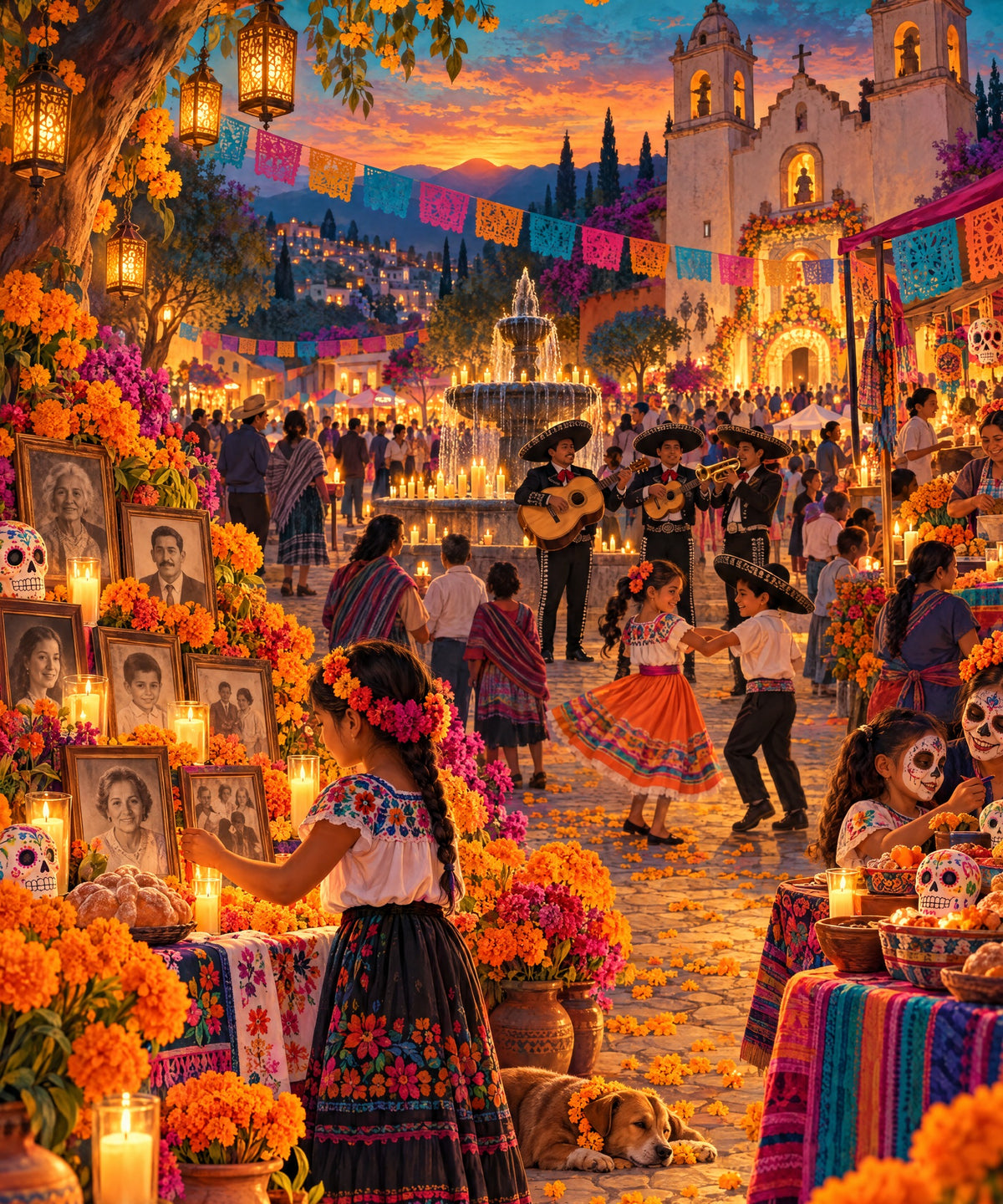 Plaza Celebration blanket, full design