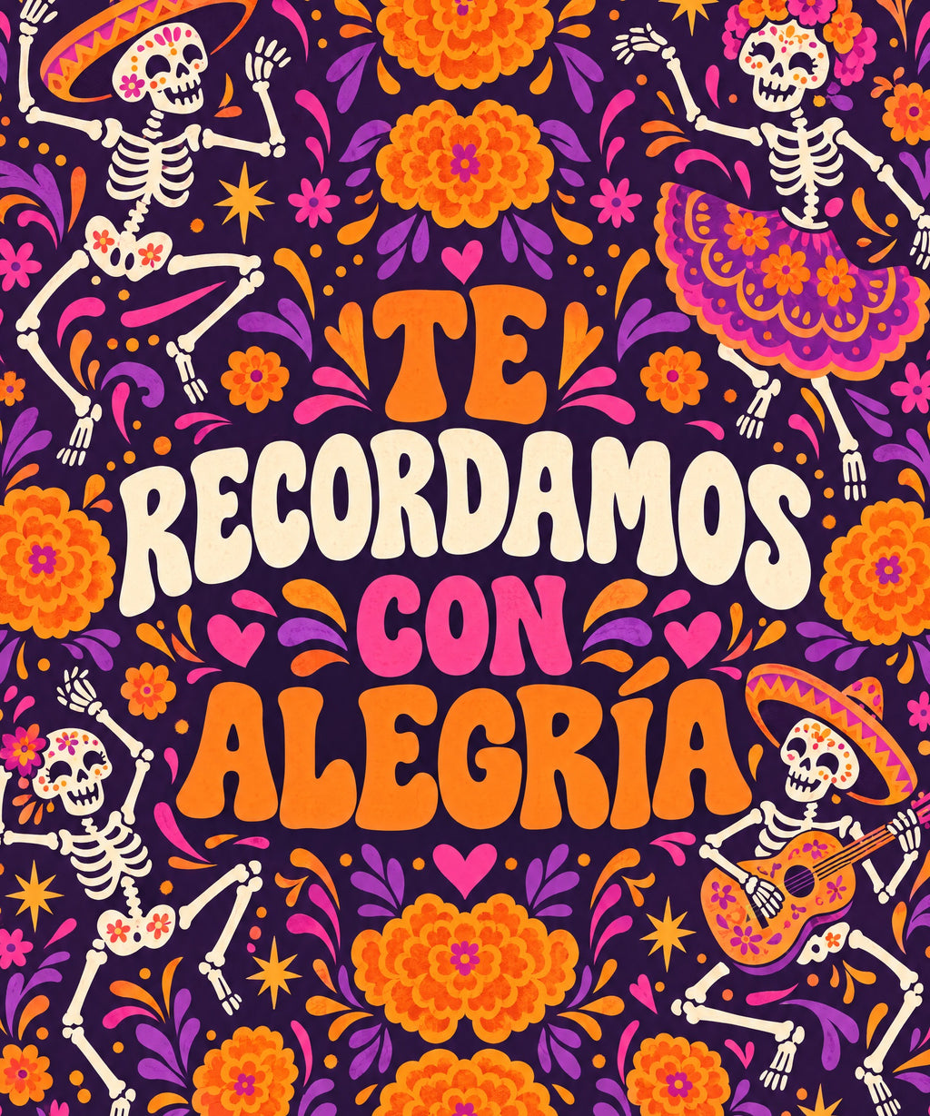 Te Recordamos con Alegría blanket, full design