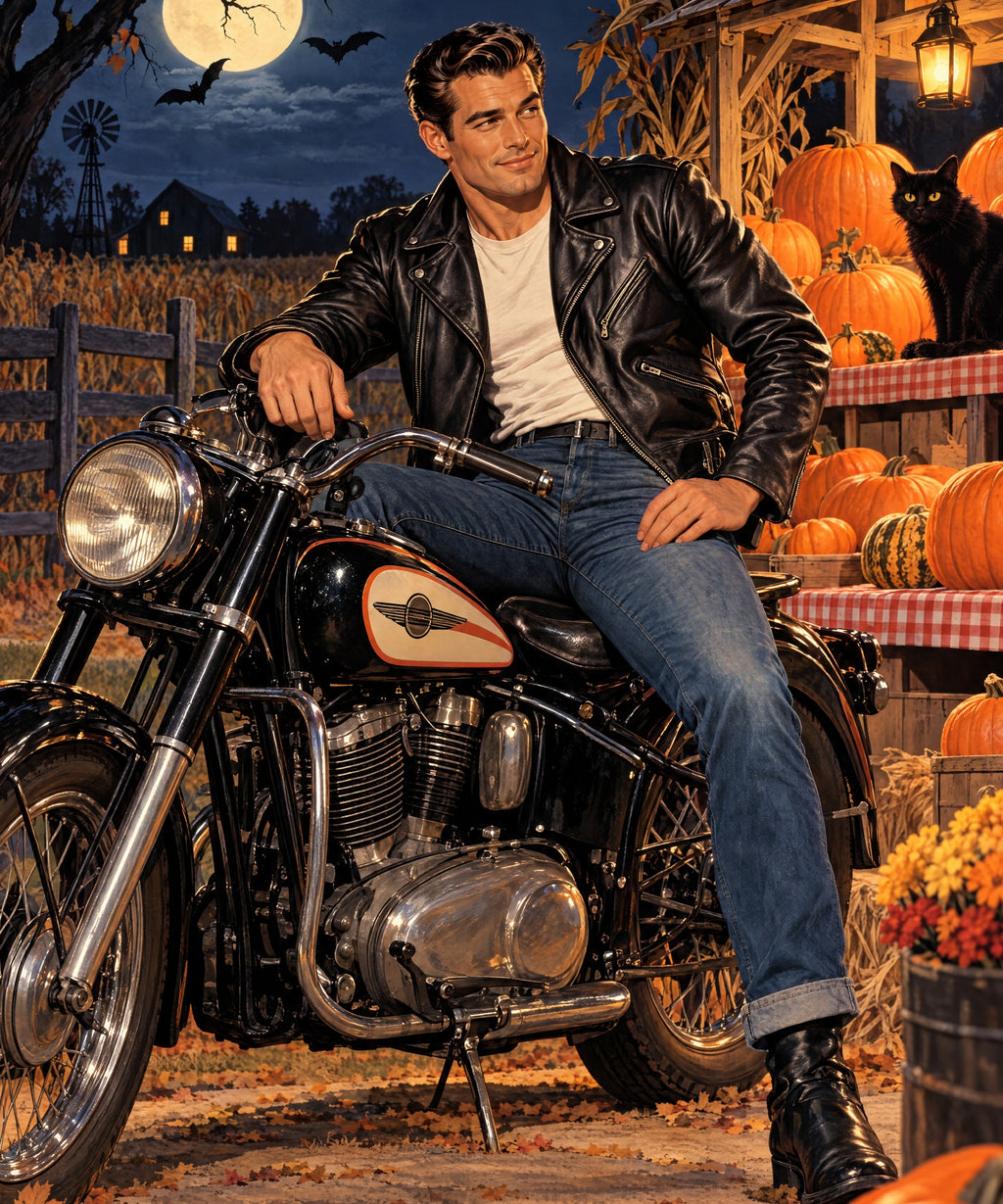 Moonlight Motorcycle blanket, full design