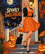 Spooky Sweetheart blanket, full design