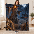 Harvest Watcher blanket, held open