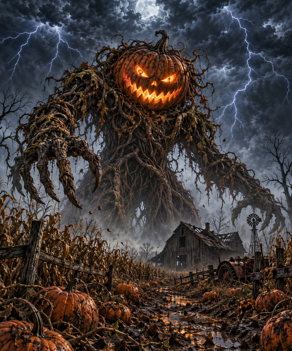 Pumpkin King blanket, full design