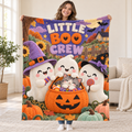 Little Boo Crew blanket, held open