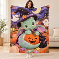 Tiny Dragon blanket, held open
