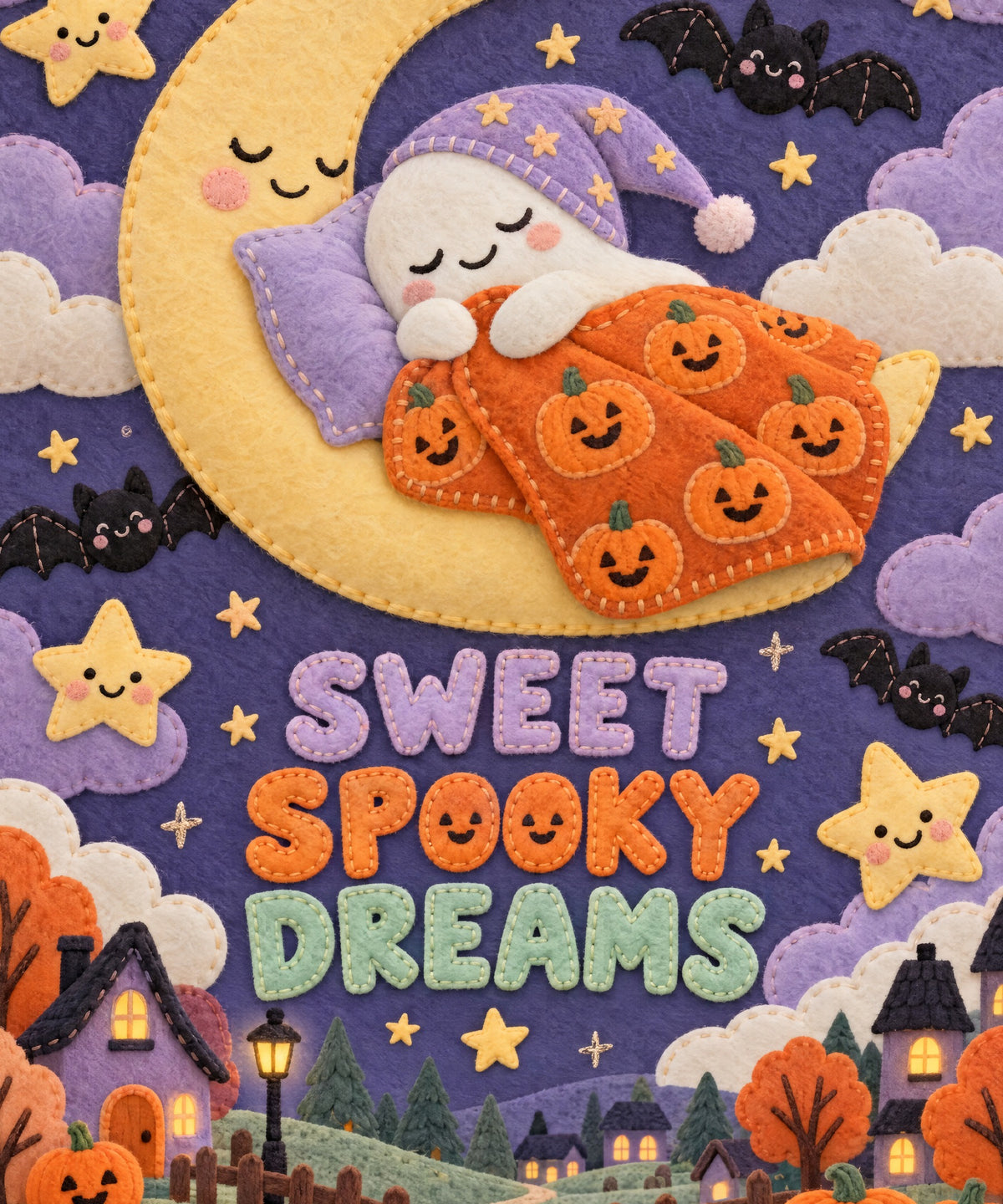 Sweet Dreams blanket, full design