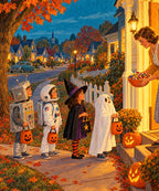 Porchlight Parade blanket, full design