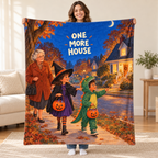 One More House blanket, held open