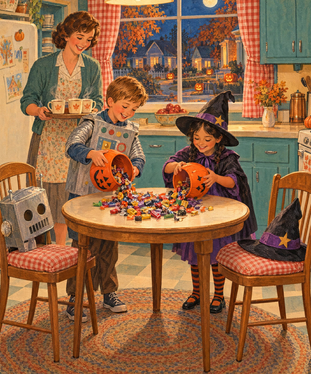 Halloween Kitchen Homecoming blanket, full design
