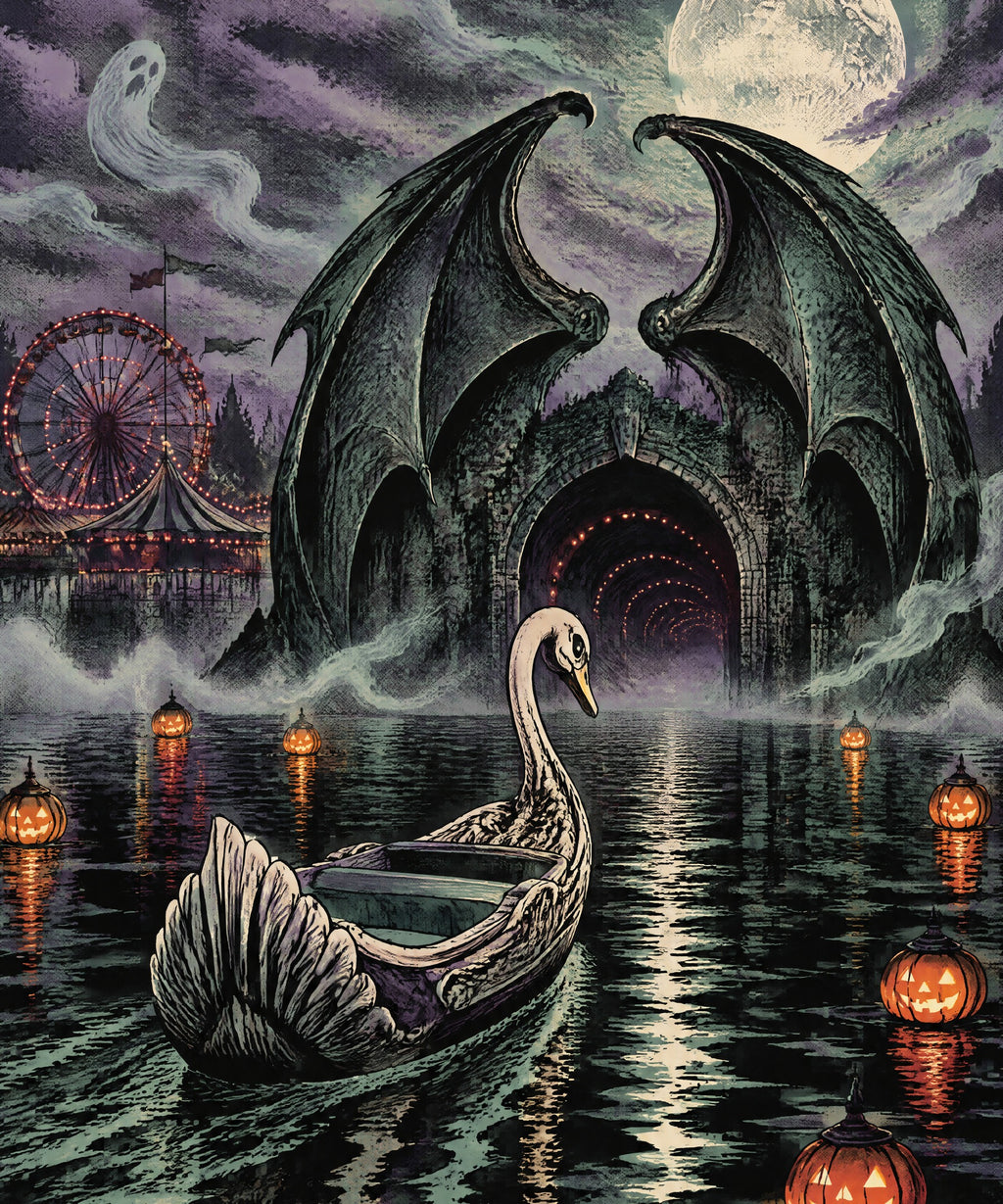 Tunnel of Phantoms blanket, full design