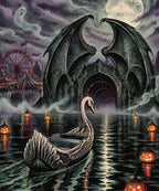 Tunnel of Phantoms blanket, full design