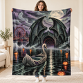 Tunnel of Phantoms blanket, held open