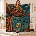 Swing After Dark blanket, held open