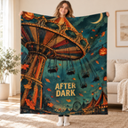 Swing After Dark blanket, held open