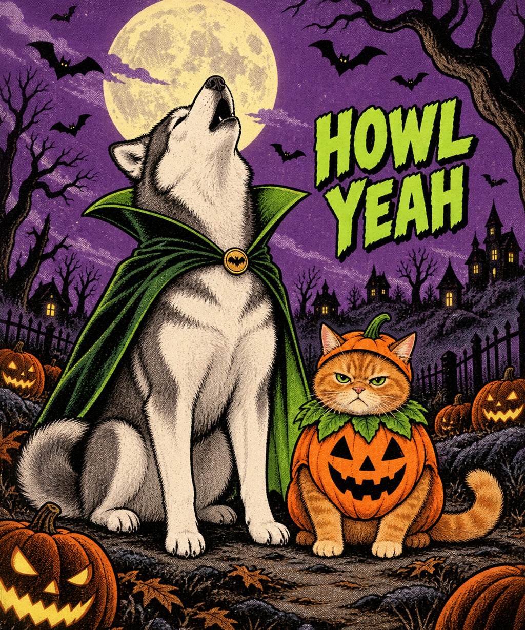 Howling Costume Club blanket, full design