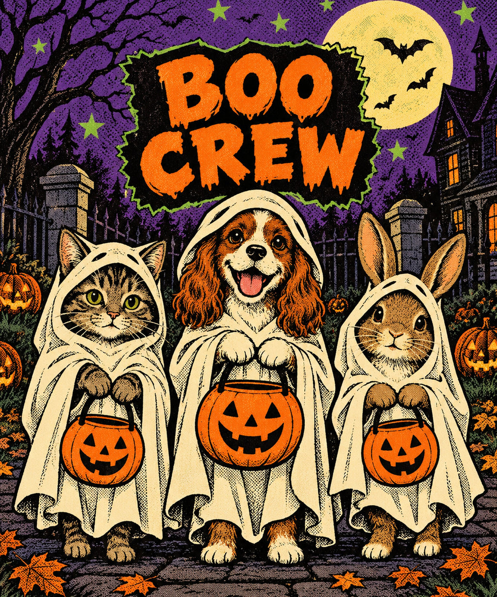 Boo Crew Buddies blanket, full design