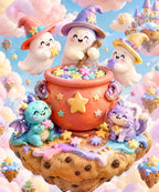 Marshmallow Cloud Kitchen blanket, full design