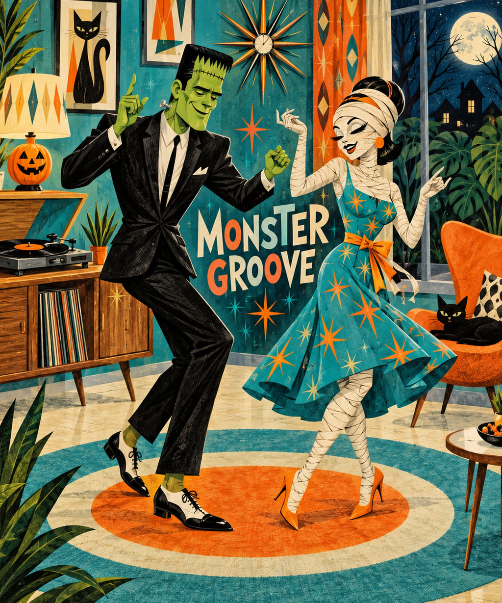 Monster Vinyl Social blanket, full design