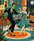 Monster Vinyl Social blanket, full design