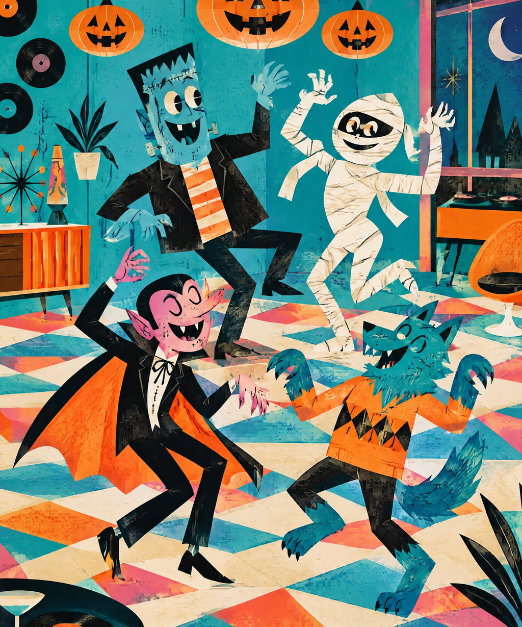 Monster Dance Finale blanket, full design