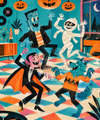 Monster Dance Finale blanket, full design
