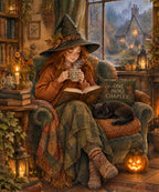 Rainy Window Reading blanket, full design