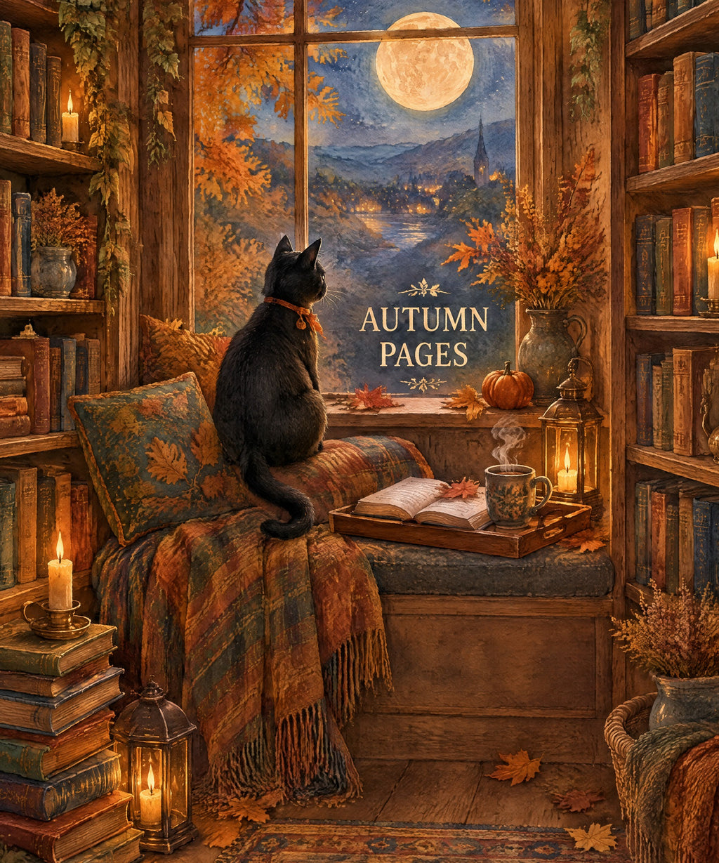 Twilight Reading Hour blanket, full design