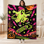 Ghost Skate Session blanket, held open