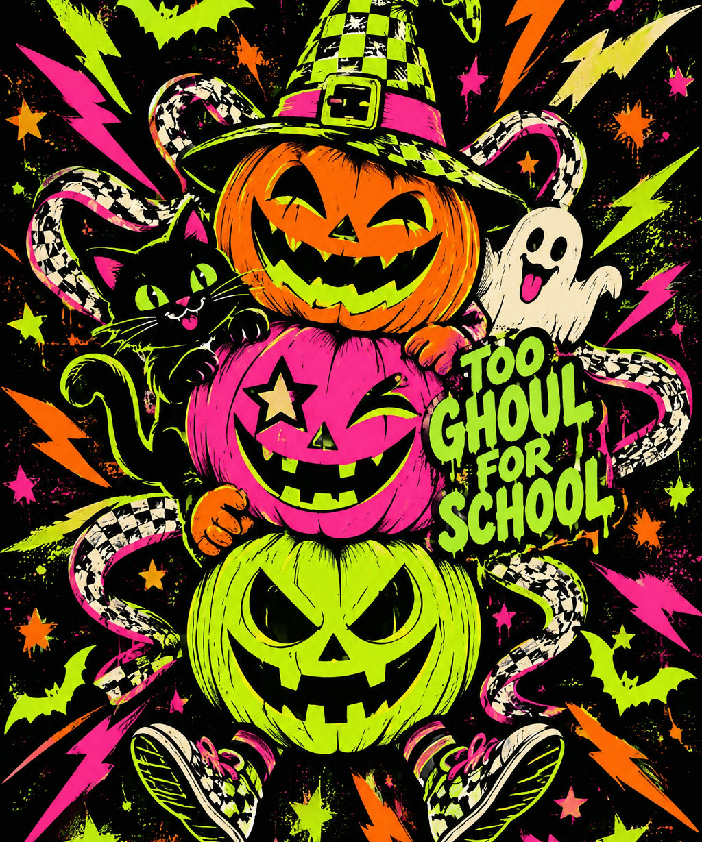 Pumpkin Lightning Riot blanket, full design