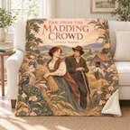 Far from the Madding Crowd blanket, on a sofa