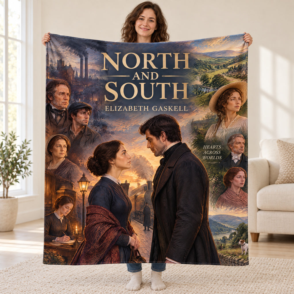 North and South blanket, held open
