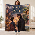North and South blanket, held open