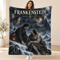 Frankenstein blanket, held open