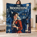 The Moonstone blanket, held open