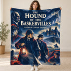 The Hound of the Baskervilles blanket, held open