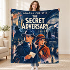 The Secret Adversary blanket, held open