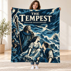 The Tempest blanket, held open