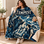 The Tempest blanket, wrapped around a reader