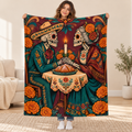 Anniversary Table blanket, held open