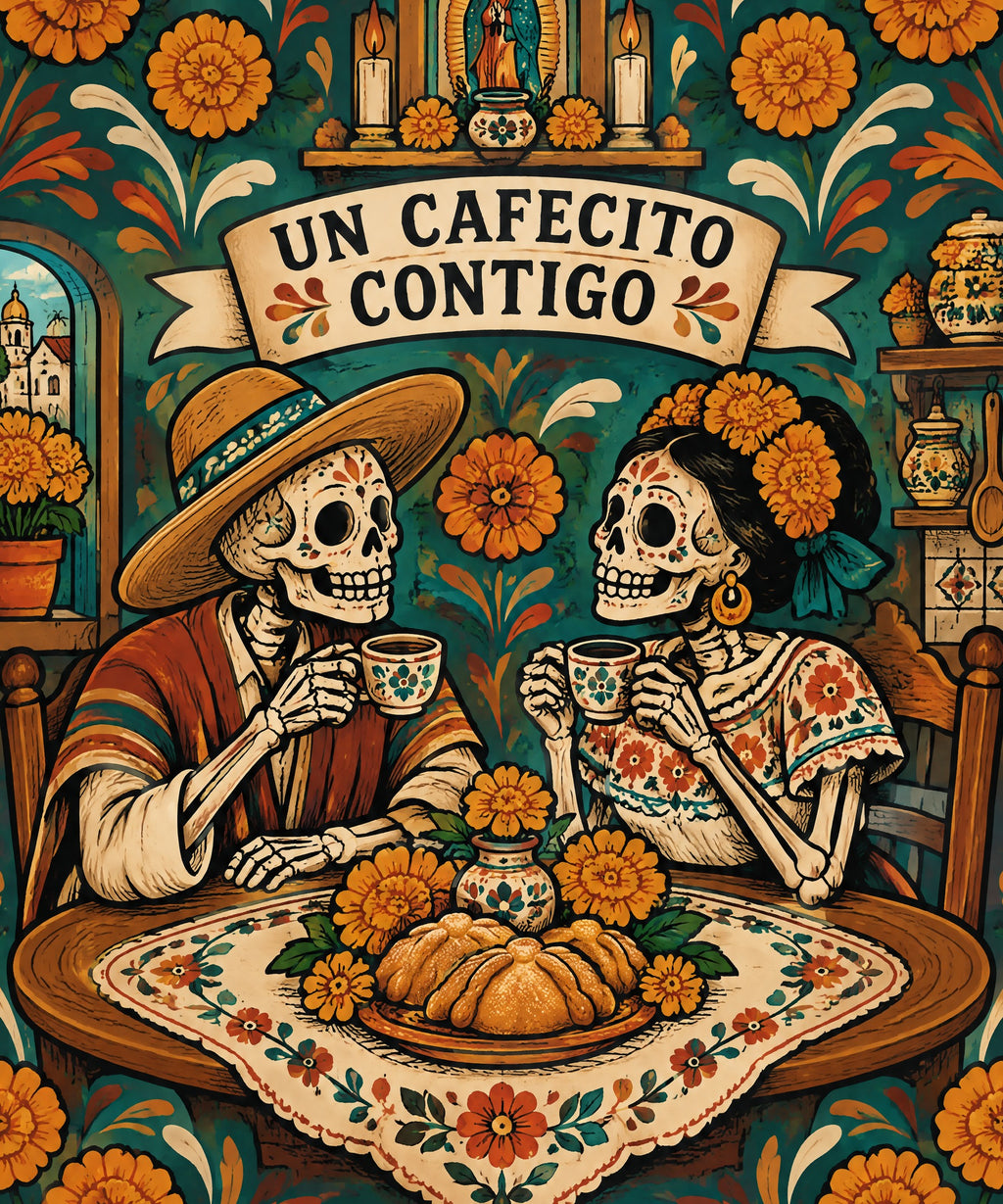 Cafecito Together blanket, full design