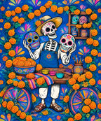 The Mask Maker blanket, full design