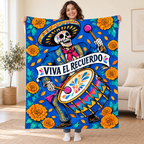 Celebration Drummer blanket, held open
