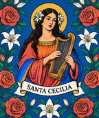 Santa Cecilia blanket, full design