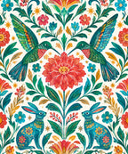 Colibries del amanecer blanket, full design