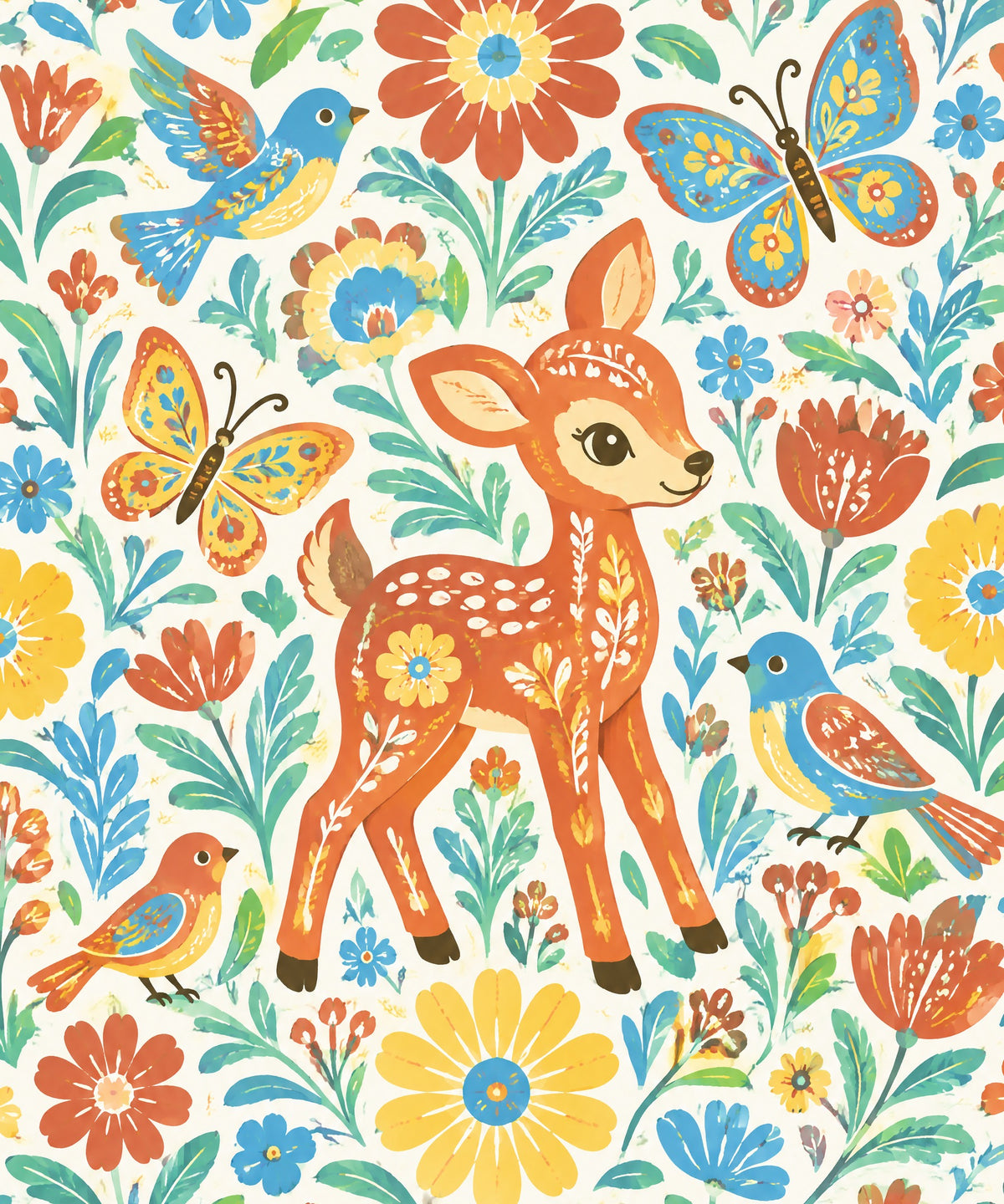 Jardin de los ninos blanket, full design
