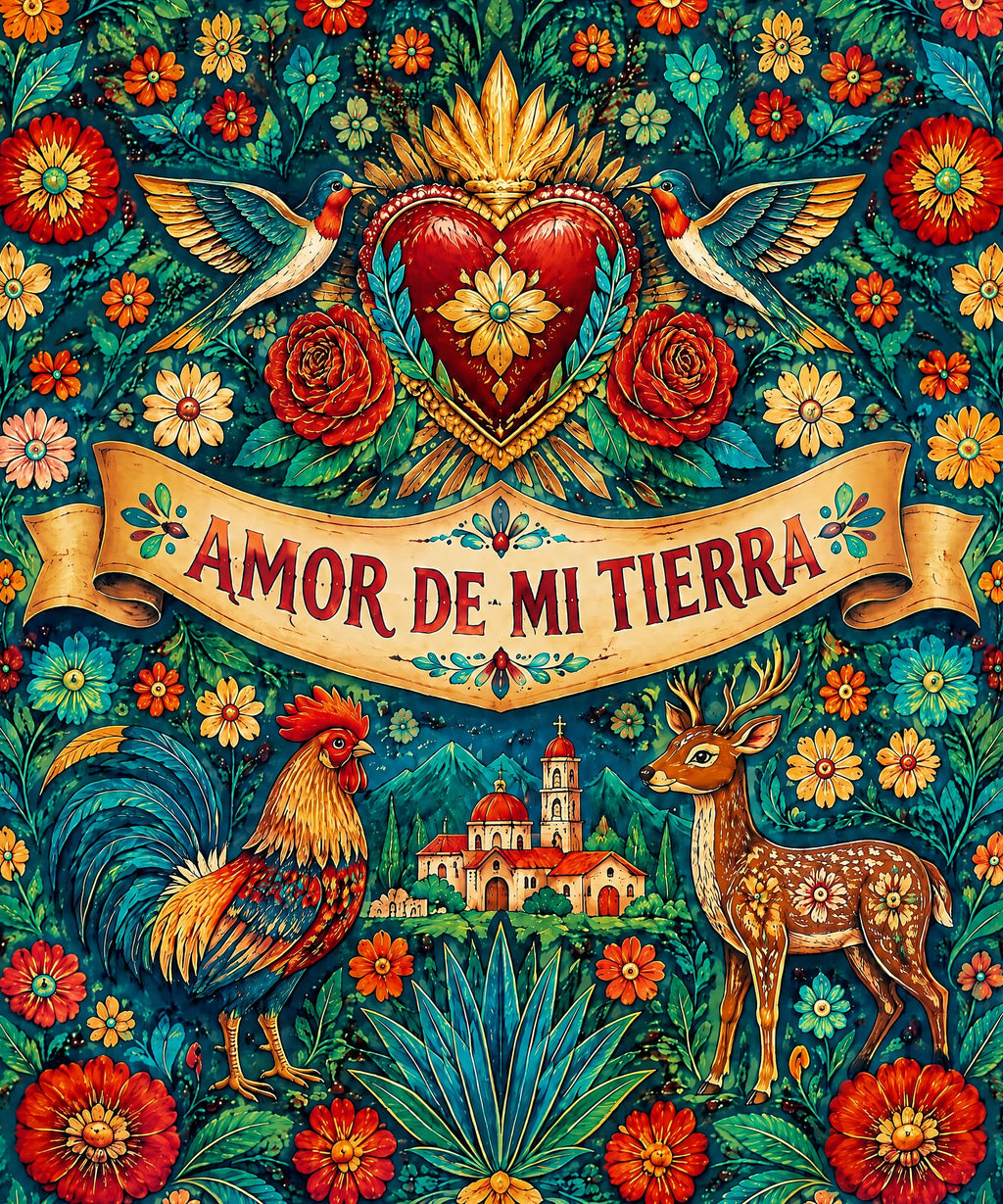 Corazon de hojalata blanket, full design