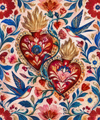 Dos corazones blanket, full design